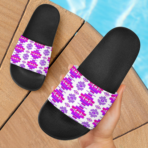 Powwow StoreGBNAT0072001 Pattern Native Slide Sandals