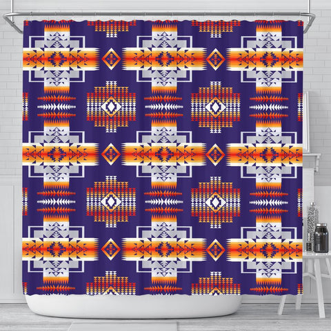 Purple Tribe Native American Shower Curtain - Powwow Store