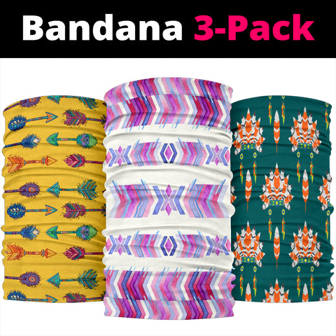Powwow Store mini patterns bandana 3 pack new