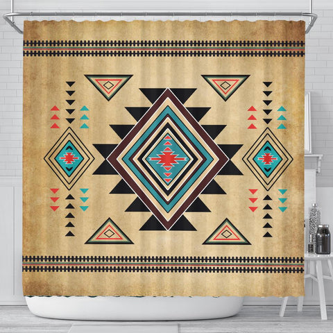 Southwest Symbol Native American Shower Curtain - Powwow Store