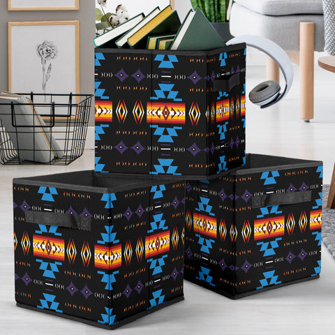 Powwow Store gb nat00363 blue pattern storage cube