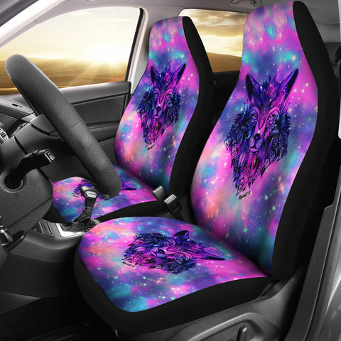 Powwow Store fs nat0024 galaxy wolf native car seat covers