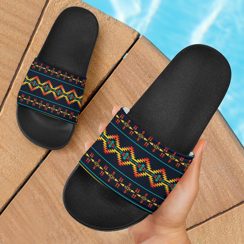 Dyamond Southwest Pattern Great Native Slide Sandals - Powwow Store