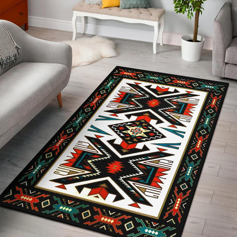 Tribe Coloful Design Native American Area Rug - Powwow Store