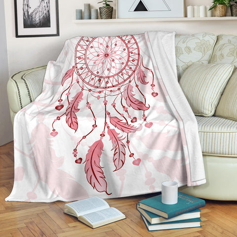 Powwow Store gb nat00425 pink dream catcher blanket