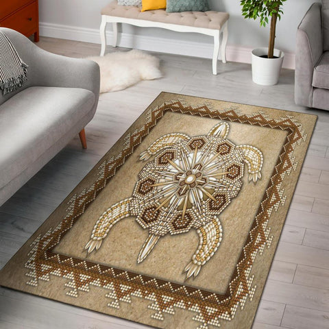 Turble Totem Native American Design Area Rug NO LINK - Powwow Store