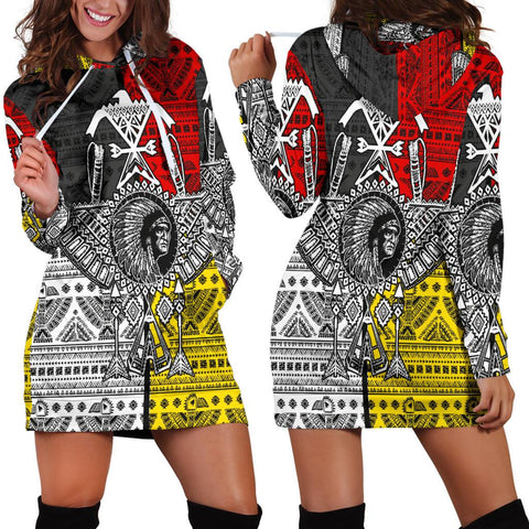 War Chief Native American Hoodie Dress - Powwow Store