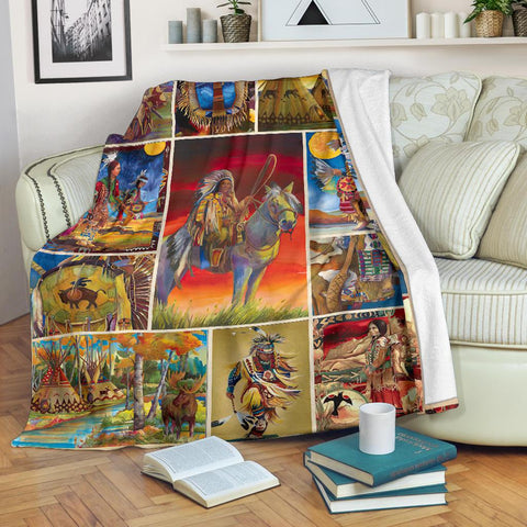 Chiefs Piece Jigsaw Puzzle Native American Blanket - Powwow Store