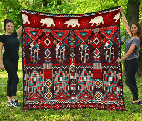 Powwow Store gb nat00589 feather yellow native premium quilt