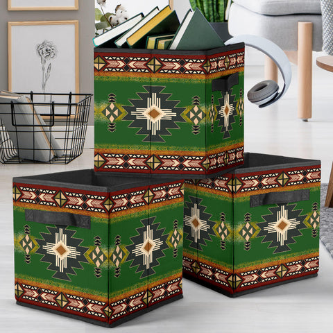 Powwow Store gb nat0001 southwest green symbol storage cube