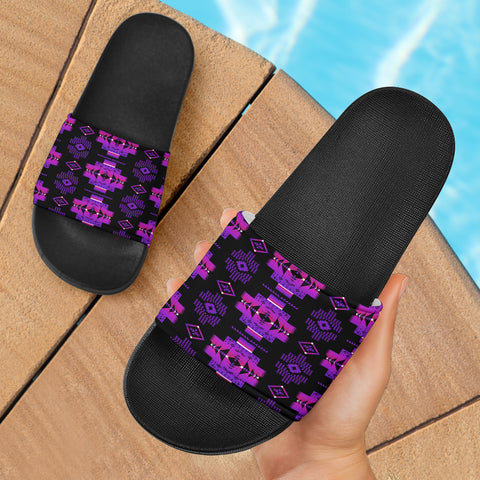 Powwow StoreGBNAT00720 Pattern Native Slide Sandals