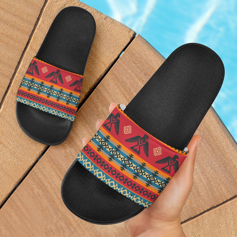 Thunderbirds Native American Slide Sandals - Powwow Store