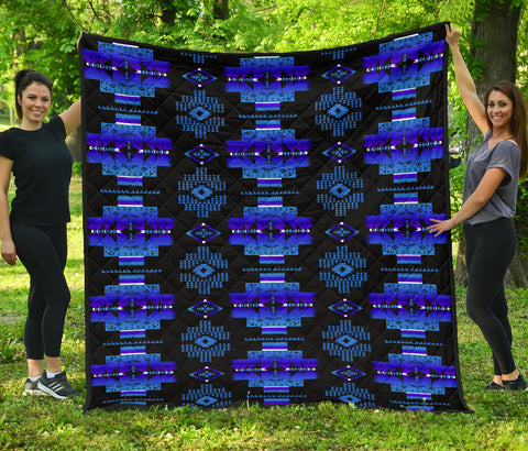 Powwow StoreGBNAT0072002 Pattern Native Premium Quilt