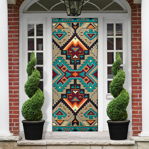 Powwow Store gb nat00016 native american culture design door sock