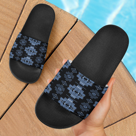 Powwow StoreGBNAT0072005 Pattern Native Slide Sandals