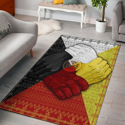Powwow StoreGBNAT00627 Medicine Wheel Hand Area Rug