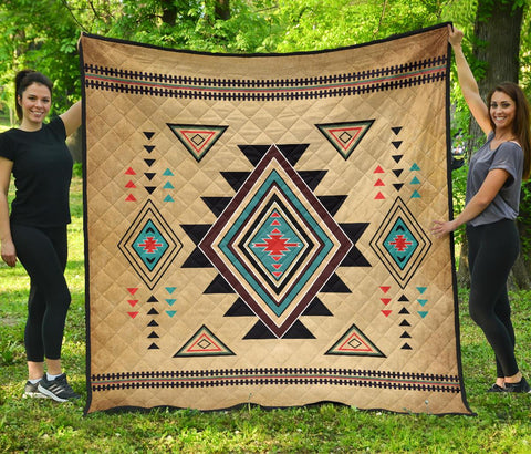 Southwest Symbol Native American Premium Quilt - Powwow Store