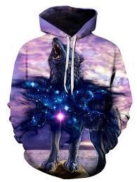 Wolf Printed 3D Hoodies Autumn - Pullover Sweatshirts no link - Powwow Store