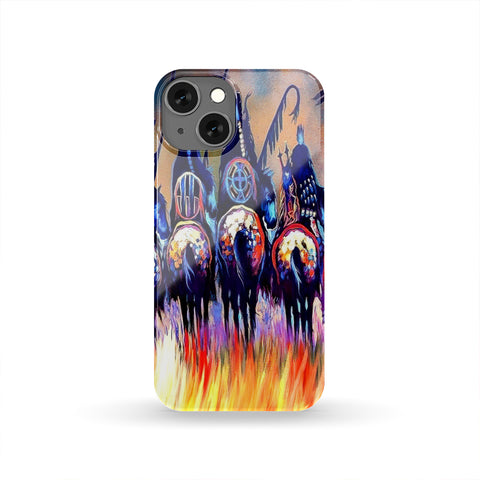 5 Warriors Native American Phone Case GB-NAT00013-PCAS01 - Powwow Store