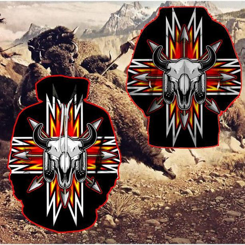 Bison Arrow 3D Hoodies - Native American Apparel - ProudThunderbird