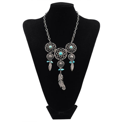 Native American Dream Catcher Necklace Tribal Jewelry - Powwow Store