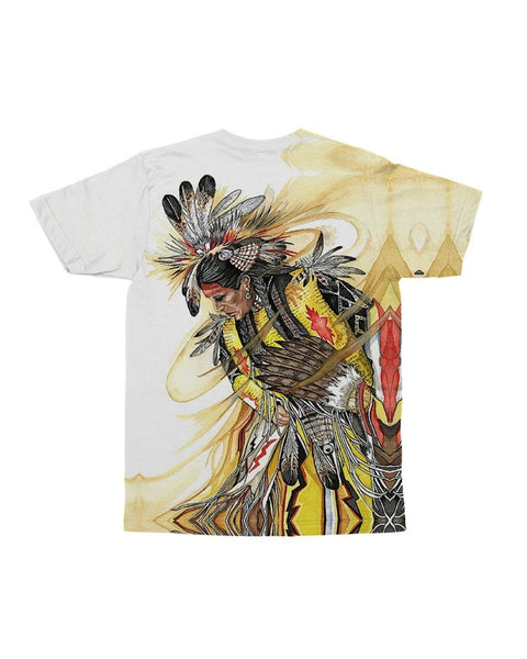 Pow Wow Dancer Native American Design 3D Tshirt – Powwow Store