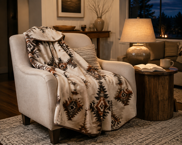 Native American-Inspired Hooded Blankets for Cool Nights