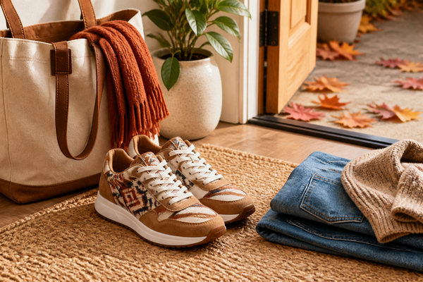Native American-Inspired Sneakers for Everyday Fall Errands