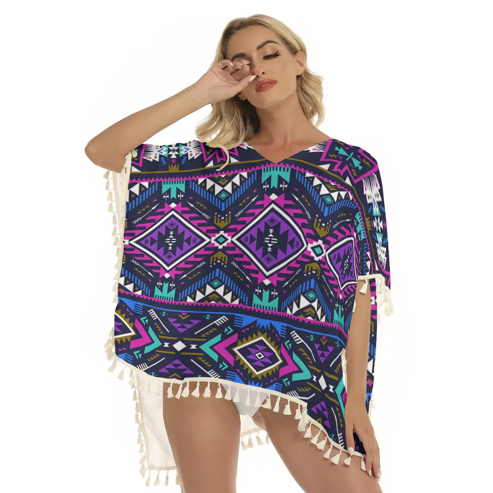 The Allure of the Native American Square Fringed Shawl: A Fusion of Tradition and Style