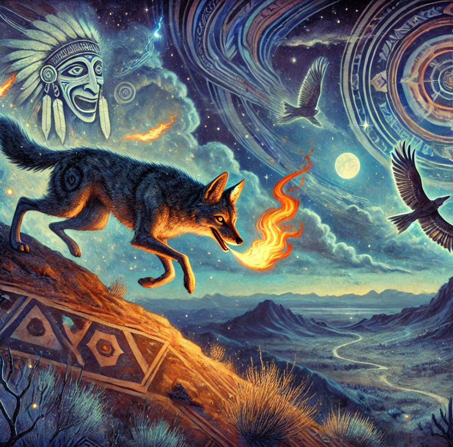 🦊 The Coyote Spirit: Wisdom and Mischief in Native American Lore ✨