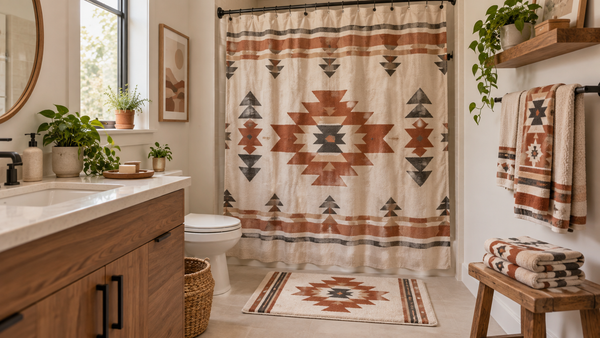 Native American-Inspired Bathroom Sets for Small Space Refreshes