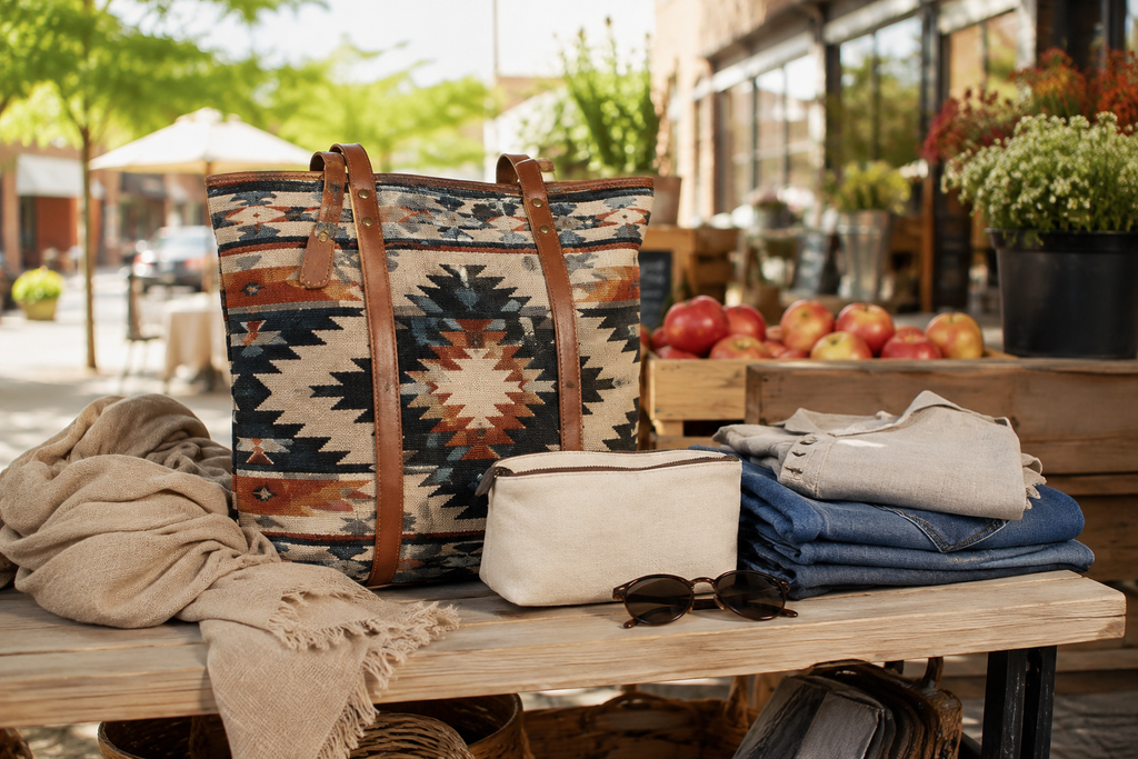 Native American-Inspired Bags for Weekend Market Errands