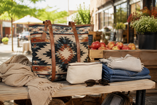 Native American-Inspired Bags for Weekend Market Errands