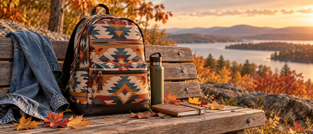 Native American-Inspired Backpacks for Autumn Day Trips