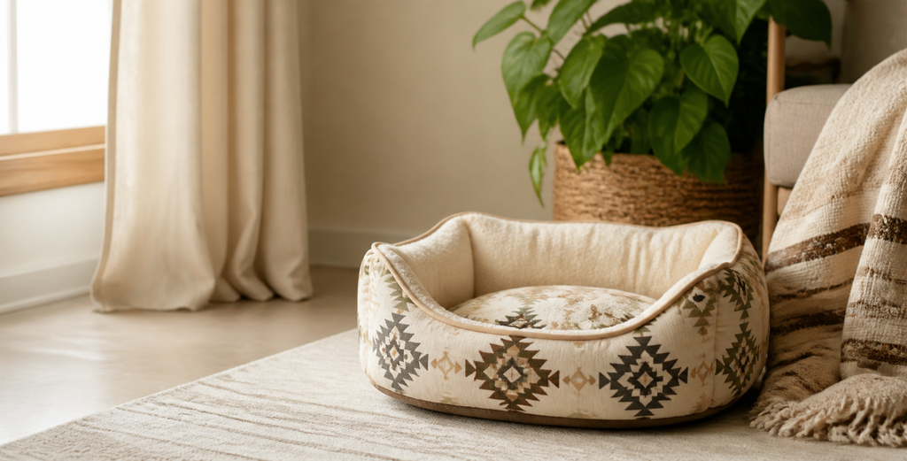 Native American-Inspired Pet Beds for Cozy Corners at Home