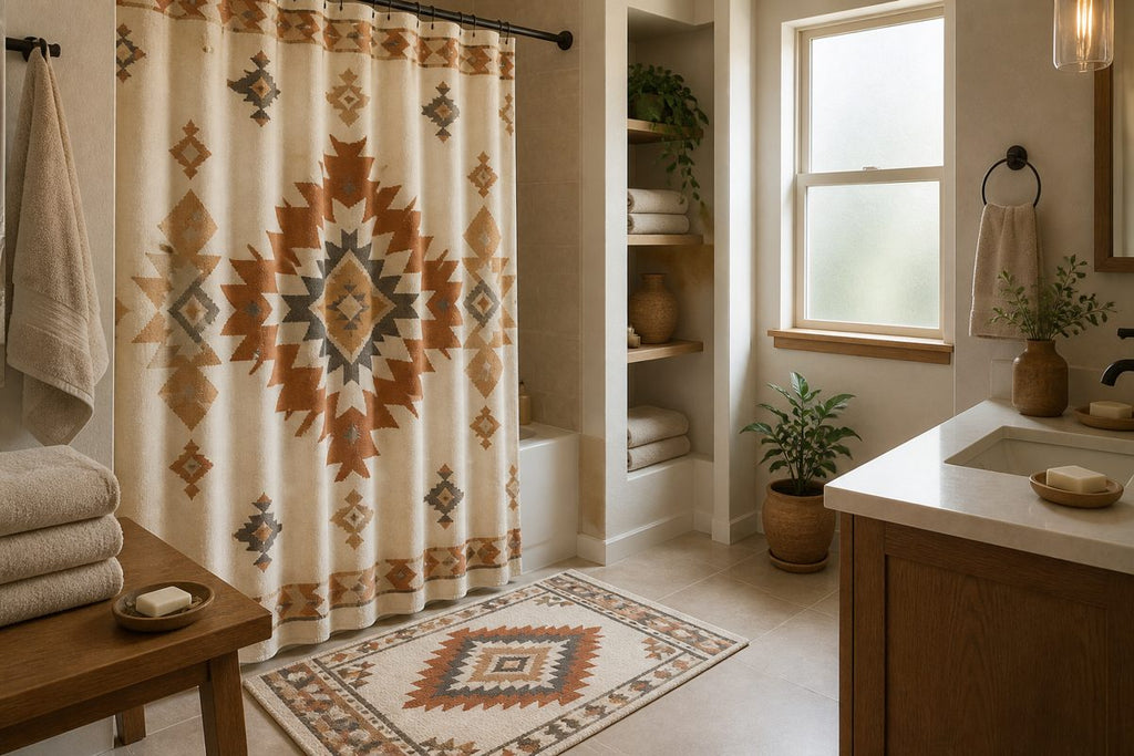 Native American-Inspired Bathroom Sets for a Warm Everyday Refresh