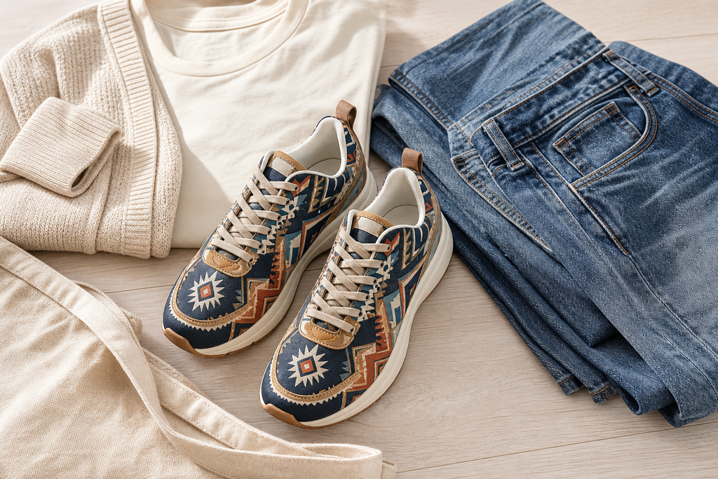 Native American-Inspired Sneakers: Casual Outfit Ideas for Everyday Wear