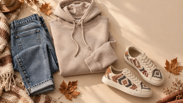 Native American-Inspired Sneakers for Everyday Fall Outfits