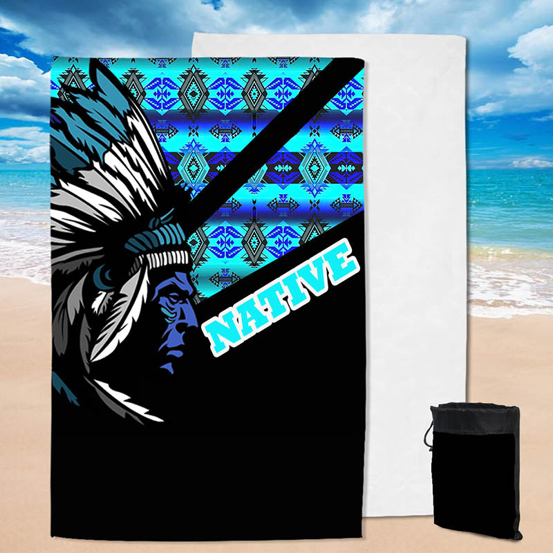 Powwow StorePBT0037 Pattern Native  Pool Beach Towel