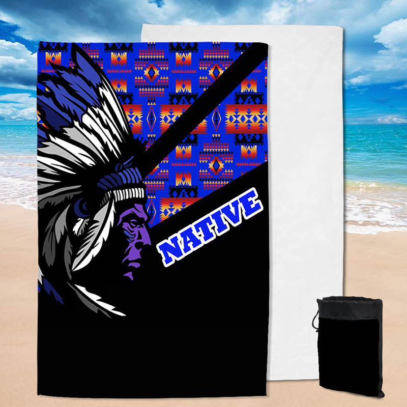 Powwow StorePBT0040  Pattern Native  Pool Beach Towel