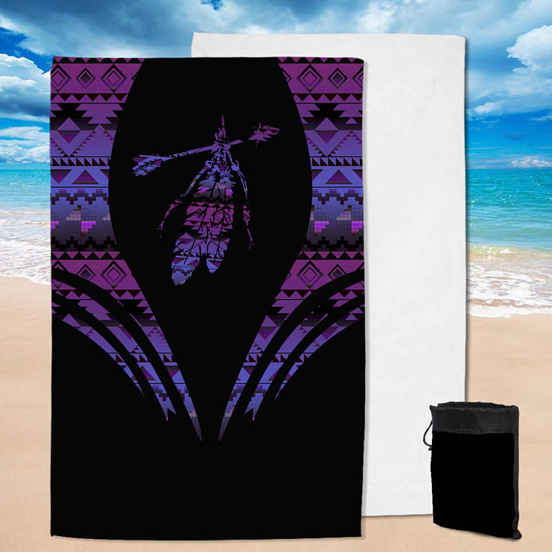 Powwow StorePBT0044  Pattern Native  Pool Beach Towel