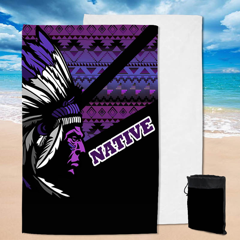 Powwow StorePBT0057 Pattern Native  Pool Beach Towel