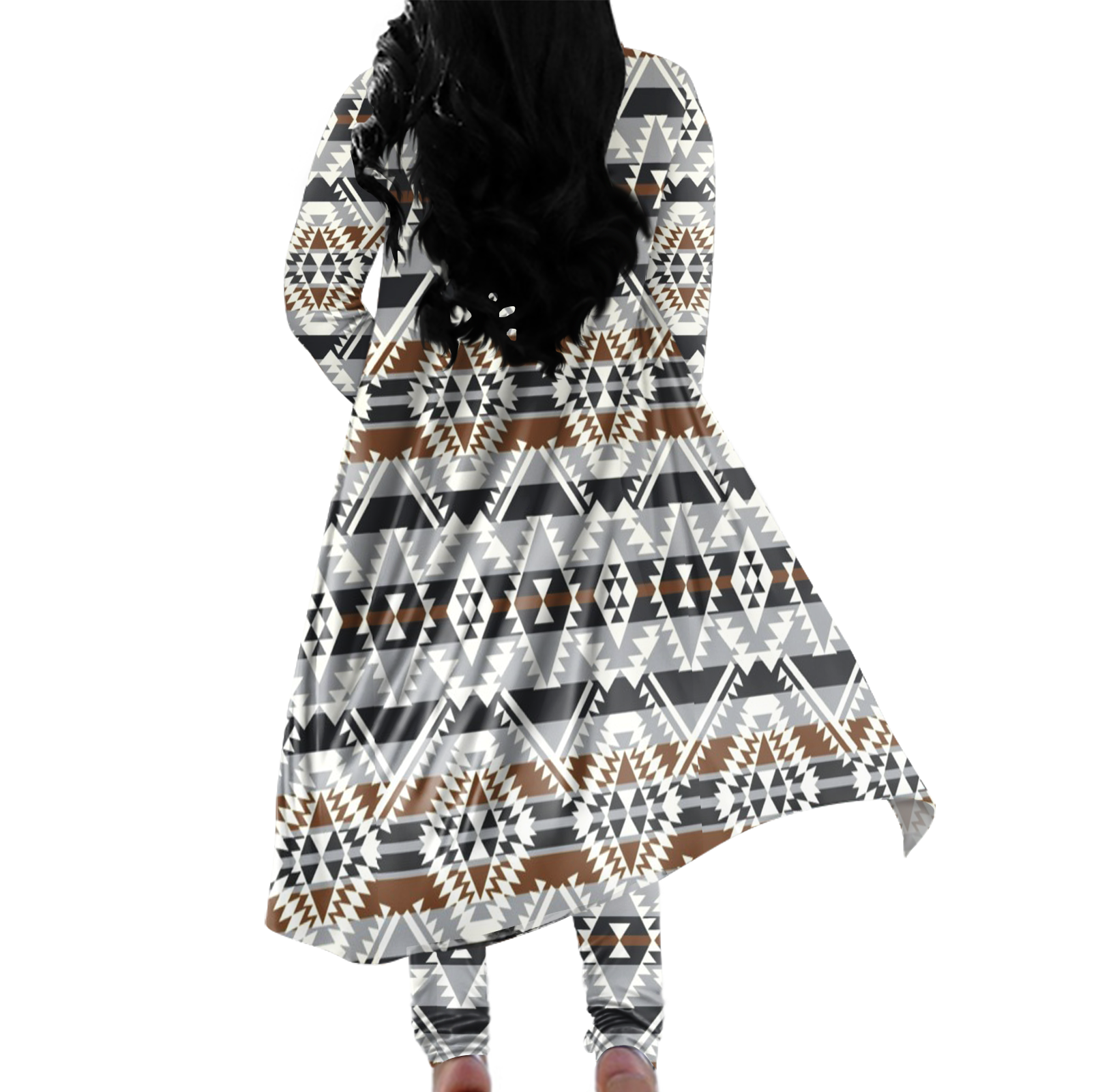 Powwow Storeclp00012 tribe design native american cardigan coat long pant set