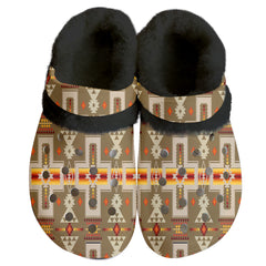 Powwow Storegb nat00062 10 pattern native american classic clogs with fleece shoes