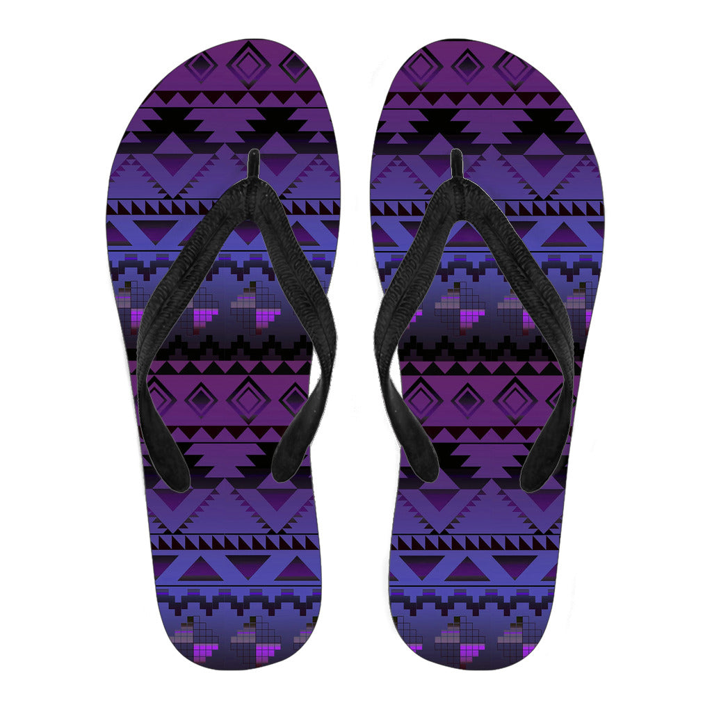 Powwow StoreGBNAT0060102 Pattern Native American Flip Flops