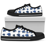 LTS0001 Bear Symbol Native American Low Top Canvas Shoe