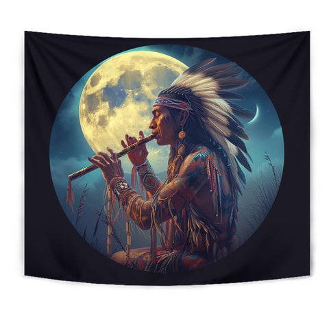 Powwow StoreTPT00016  Chief Native American Tapestry