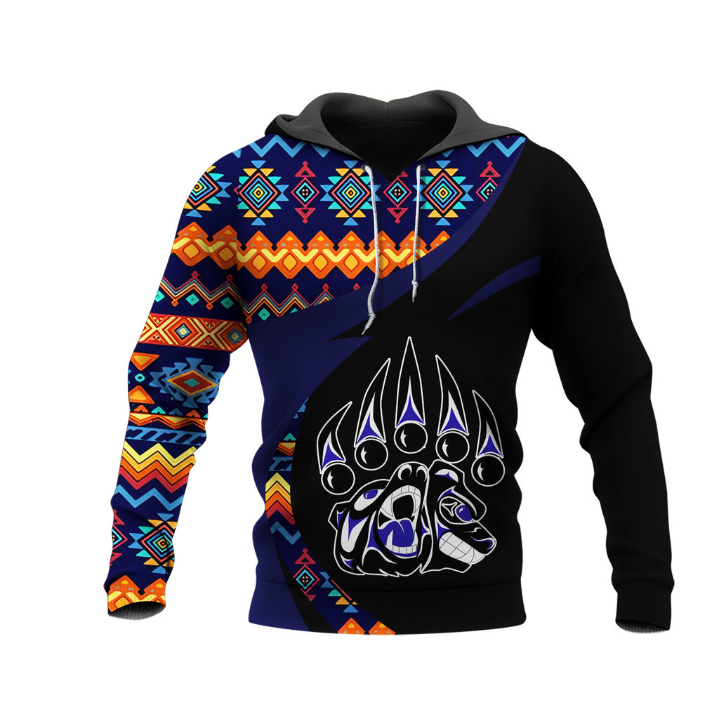 Powwow StoreHD0011389  Pattern Native Pride 3D Hoodie