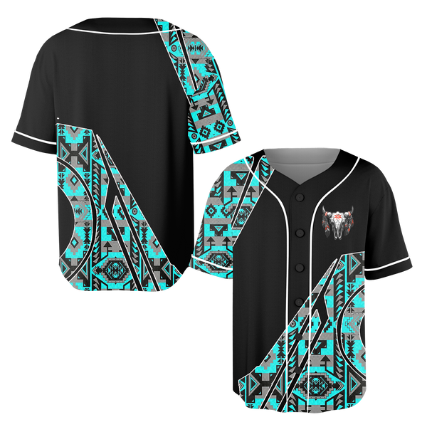 BJ00050 Pattern Native Baseball Jersey – Powwow Store