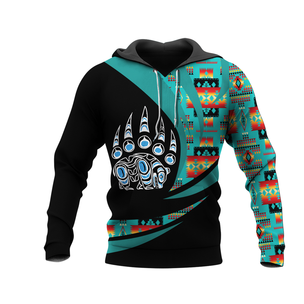 Powwow StoreHD0011937 Pattern Native Pride 3D Hoodie